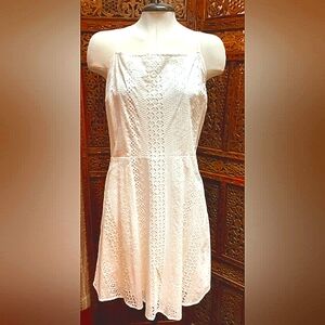 Lattice Lace Sundress, Plus Size